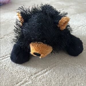 Black and Tan Plush Bear